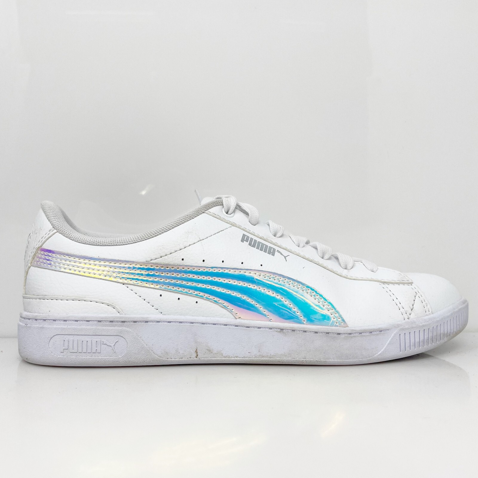 ゆき Puma Womens Vikky V3 386259-01 White Casual Shoes Sneakers