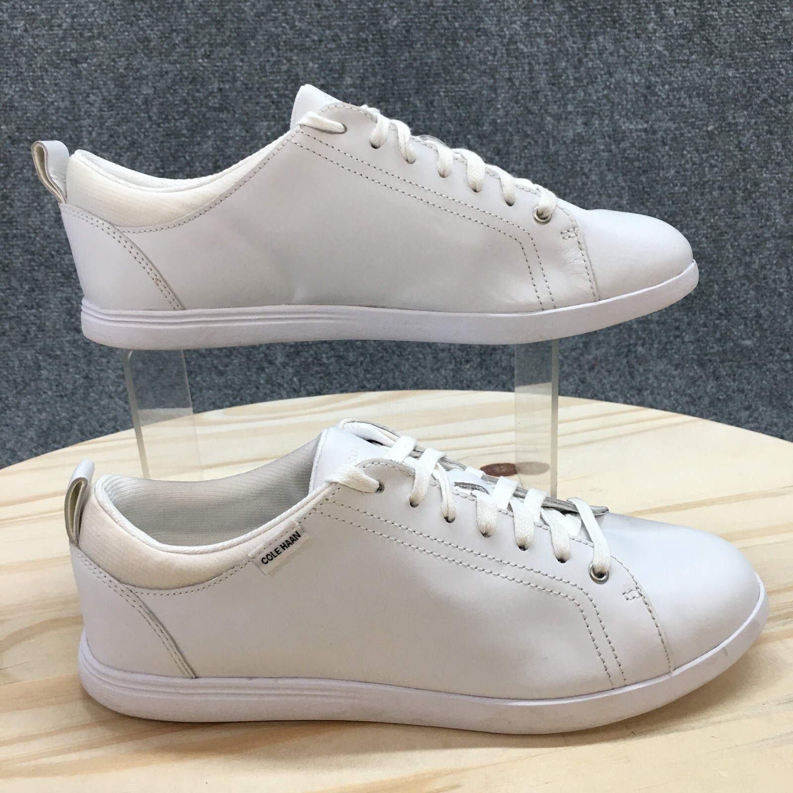 Cole Haan ホワイト スニーカー 7B Cole Haan Shoes Womens 7 B Carly Casual Sneakers White Lace