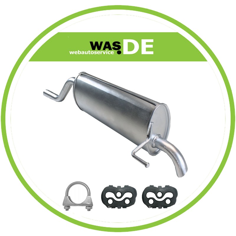 EndschalldäMpfer Endtopf Fiat Grande Punto (199) Punto Evo 1,4 Auspuff Hinten