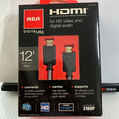 RCA HDMI High-Definition Multimedia Interface Cables New Sealed