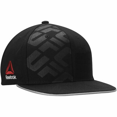 Mens Reebok UFC Snapback Hat - Black | Light Grey