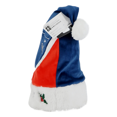 New England Patriots Christmas Santa Hat (17 in) Adult Unisex Football Team