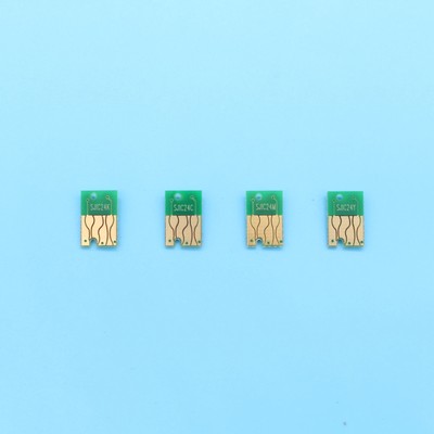 4pcs/set SJIC22P Ink Cartridge Chip For Epson ColorWorks C3500 TM-C3500 Printer