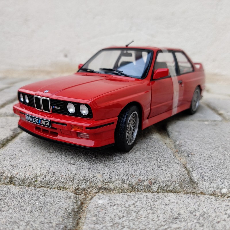 Voiture Solido Bmw E30 M3 Rouge 1986 1:18 S1801502 Neuf Nouvelle Boite 2024
