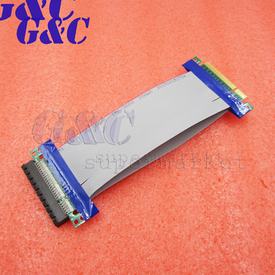 Professional PCI-E1X /4X /8X /16X Pro Riser Card Ribbon Extender Extension Cable