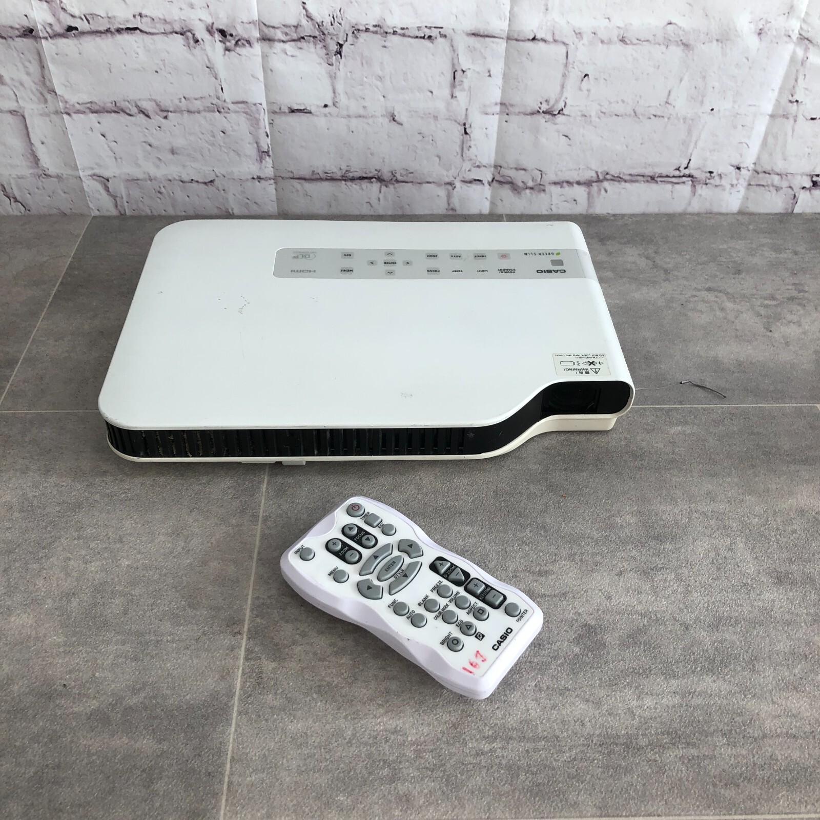 Casio Green Slim XJ-A131 DLP Portable Projector - With