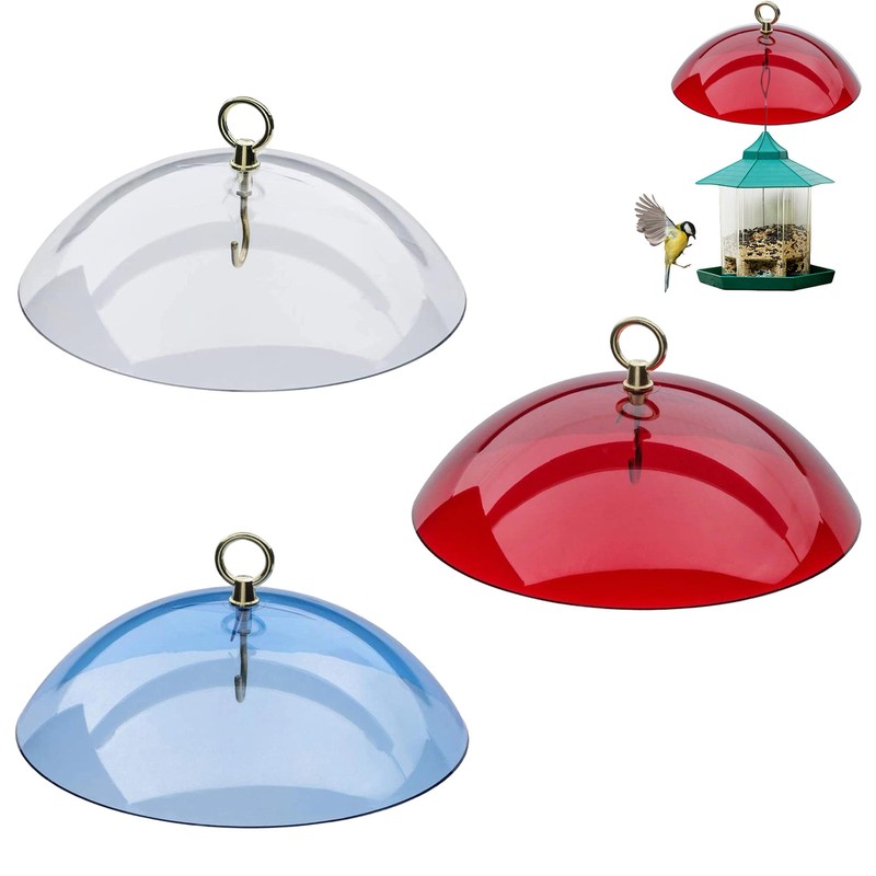 Protective Dome Hummingbird Feeders Rain Cover Guard