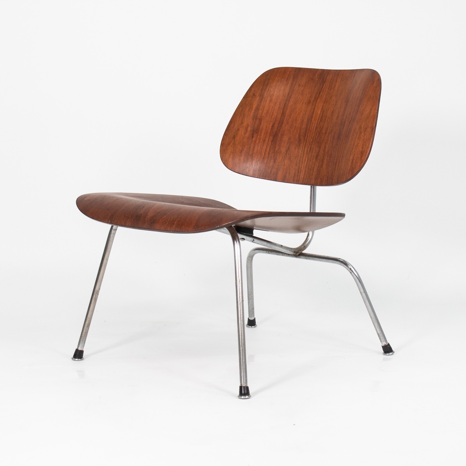 1954 Herman Miller Eames LCM Walnut Lounge Chair with Metal 1954 Herman Miller Eames LCM Walnut Lounge Chair with Metal