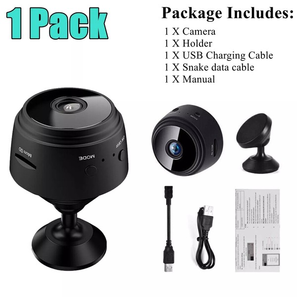 Mini Hidden Spy Camera Wifi Home Security 1080P HD Night Vision SD Card Webcam - Image 7