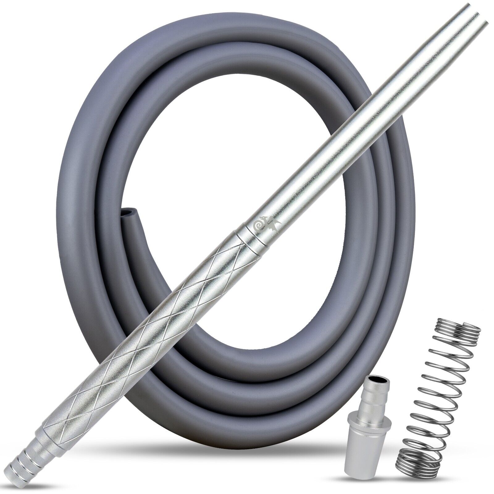 Shisha Schlauch mit Mundstck Wasserpfeifen Schlauch Set 150cm Silikonschlauch