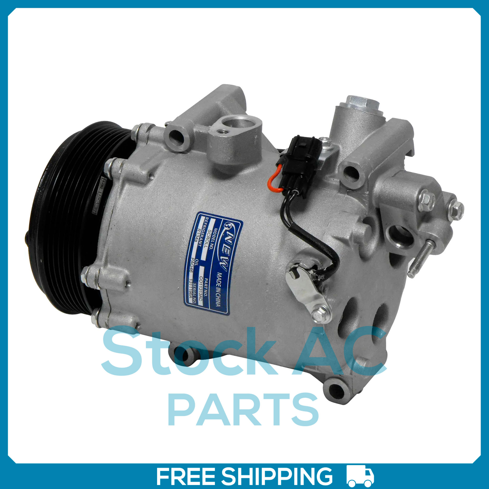 A/C Compressor for 2009-2014 Acura TSX 2.4L / 2012-2015 Honda Civic, CR-V 2.4L - Picture 1 of 6