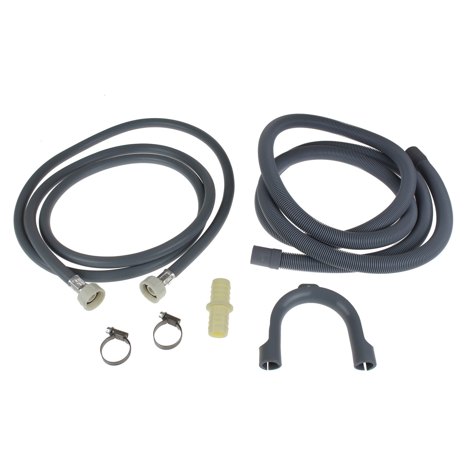 for HOTPOINT Dishwasher Fill Water /& Waste Drain Hose Extension Kit 2.5m