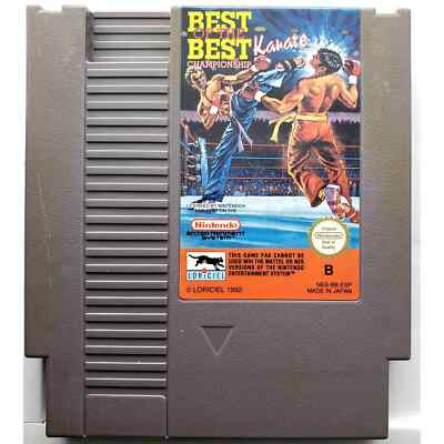 (PAL Version, Not USA, Read) - Best of the Best Championship Karate - NES