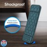 Fintie Protective Case for Apple TV Siri Remote 2021 2022 - Honey Comb Lightweight Anti Slip Shockproof Silicone Cover for Apple TV 4K / HD Siri Remote Controller (2nd Gen / 3rd Gen), Dark Cyan