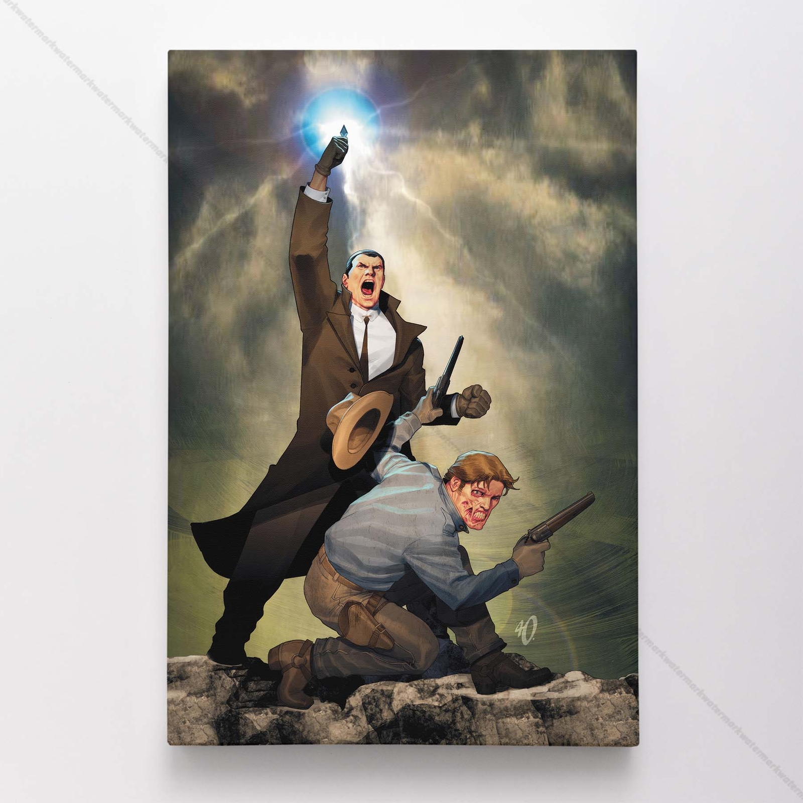 All-Star Western Poster Canvas Comic Book Cover Art DC Print #13593