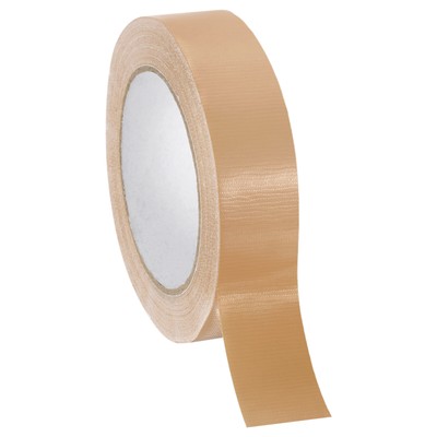 1''x0.009'' Bookbinding Tape, 22 Yard Cloth Repair Tape, Brown