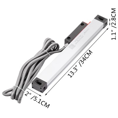 2/3 Axis Digital Readout Linear Scale Grinding L-Shaped Plate Accuracy GREAT