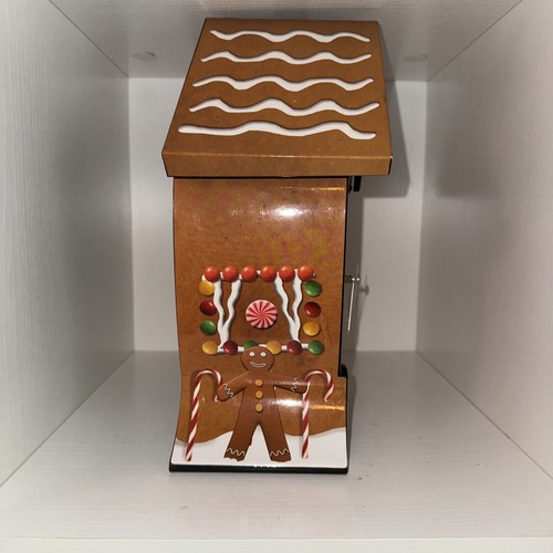 Rare! Mark Feldstein Gingerbread House Cuckoo Clock Christmas Missing Read