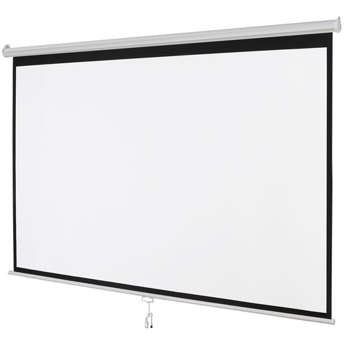 Movie Projector Screen Pull Down 16:10 Foldable Wall Mount HD Projection Screen