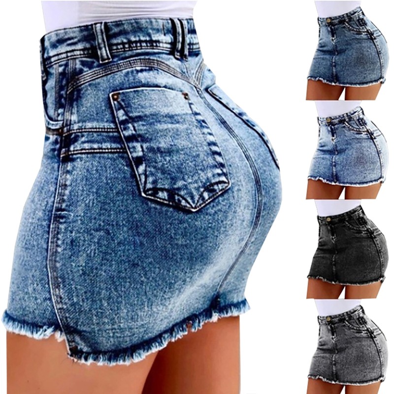 Summer Casual Party Shorts Slim Denim