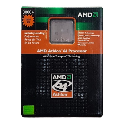 AMD ATHLON 3000+ 64BIT SOCKET 939 B PROCESSOR 939 HyperTransport Technology 