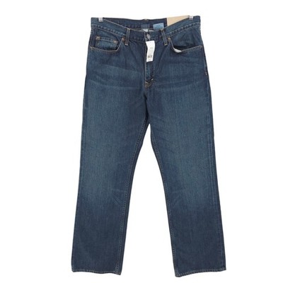 NWT BANANA REPUBLIC 078 Straight Fit Blue Jeans 100% Cotton y2k Size 33x32