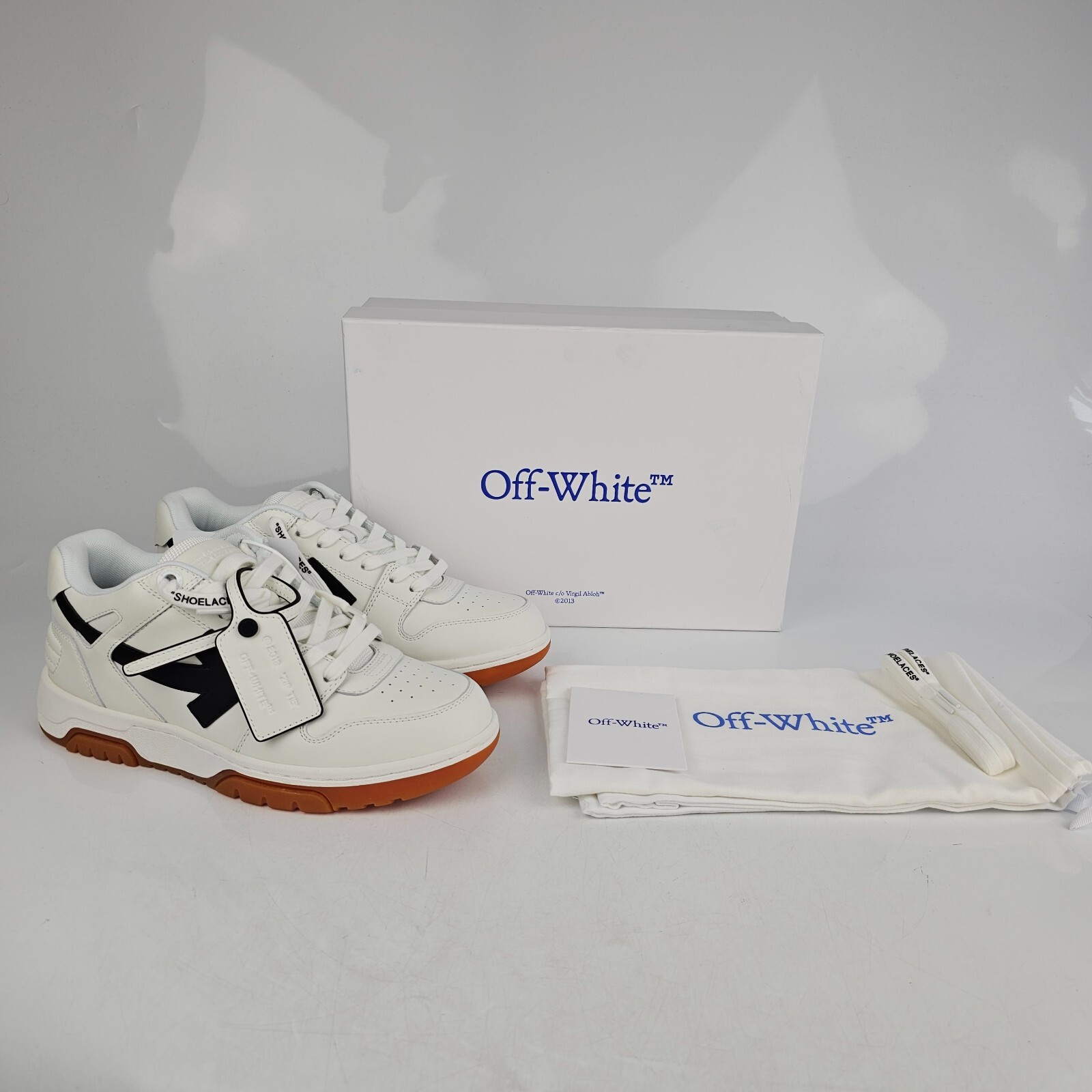 Pre-owned Off-white Out Of Office Women's White/black Sneakers