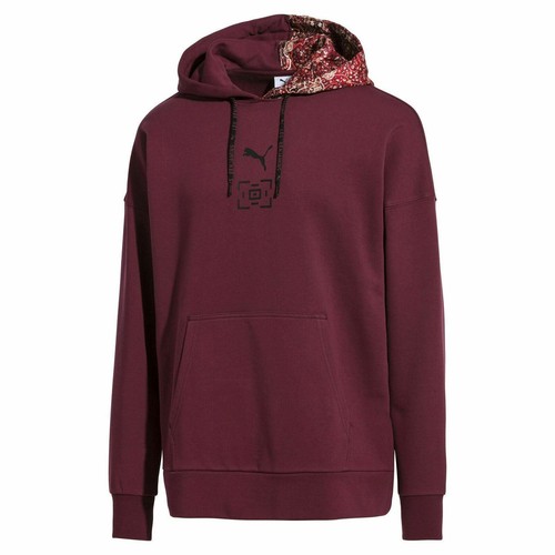 

[578533-96] Мужская толстовка с капюшоном Puma x Les Benjamins, Burgundy