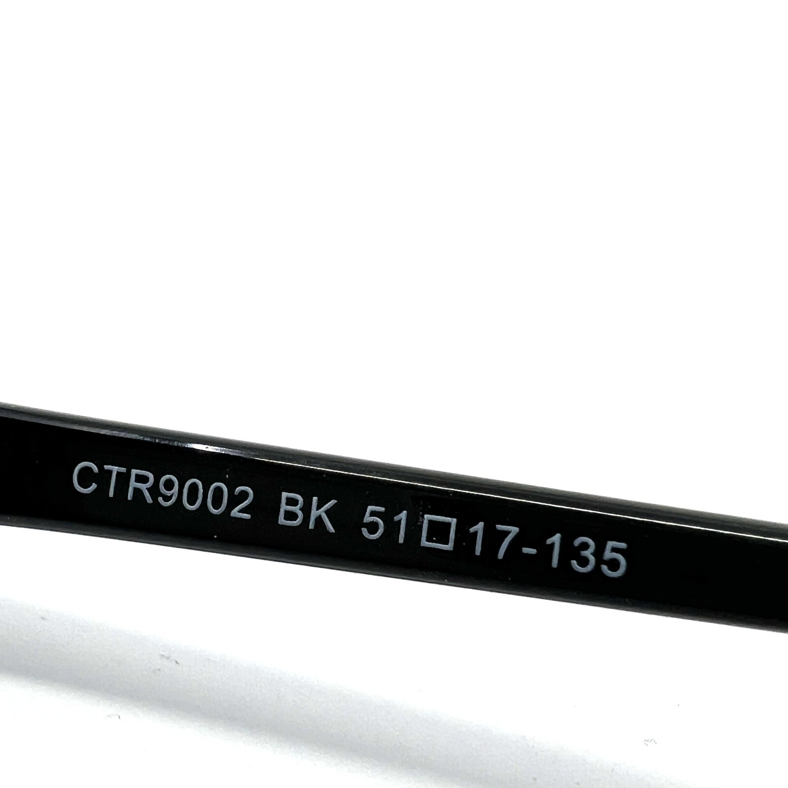 Tempo CTR 9002 BK Black Rectangular Half Rim Eyeglasses Frames 51[]17 135 mm