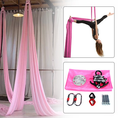 Antigravity Flying Yoga Swing Set Aerial Silk Hammock Sling For Studio Home Gym