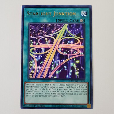 Starlight Junktion -  MAGO-EN095 - NM - Rare - 1st ed - Yugioh
