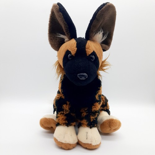Wild Republic African Wild Dog Hyena Plush Stuffed Animal Toy 12