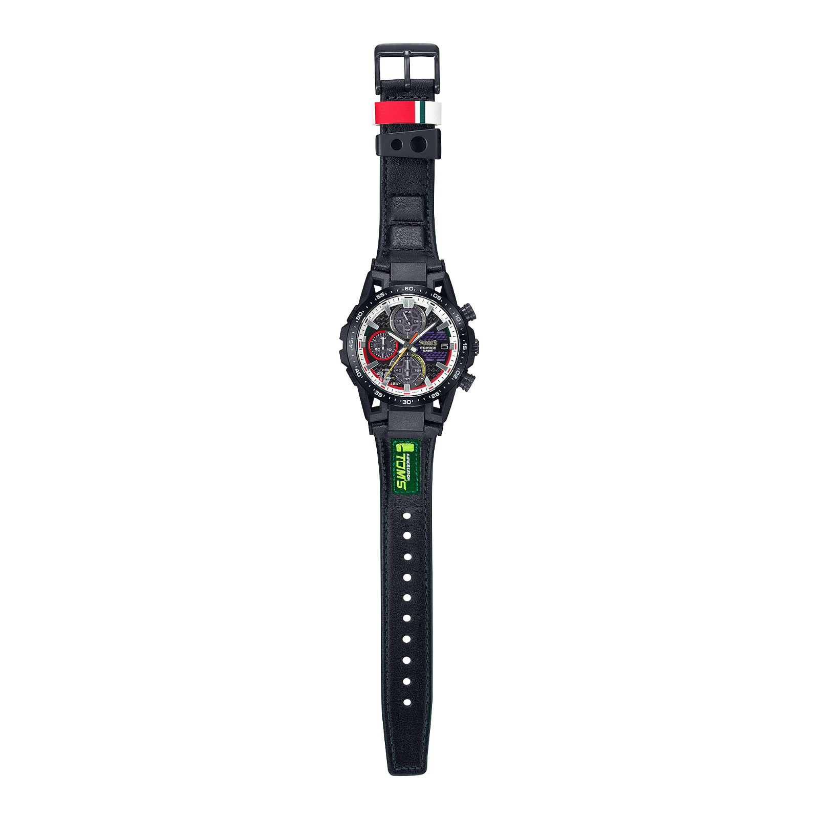 Pre-owned Casio Edifice Efss641tms1a Tom's 50th Anniversary Chronograph Sospensione Watch