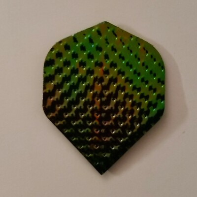 Blue, Purple & Green Holographic Standard Dart Flights 1 Set