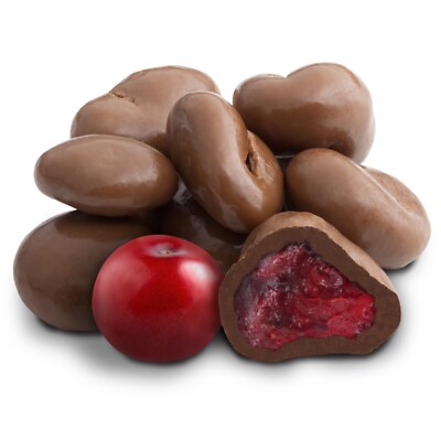 Albanese Milk Chocolate Dried Cranberries  Choose Size Free Ship