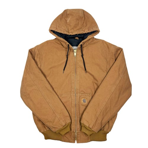 Carhartt フード付きジャケット XL ブラウン VTG Carhartt Jacket Mens XL Brown Hooded Canvas Active