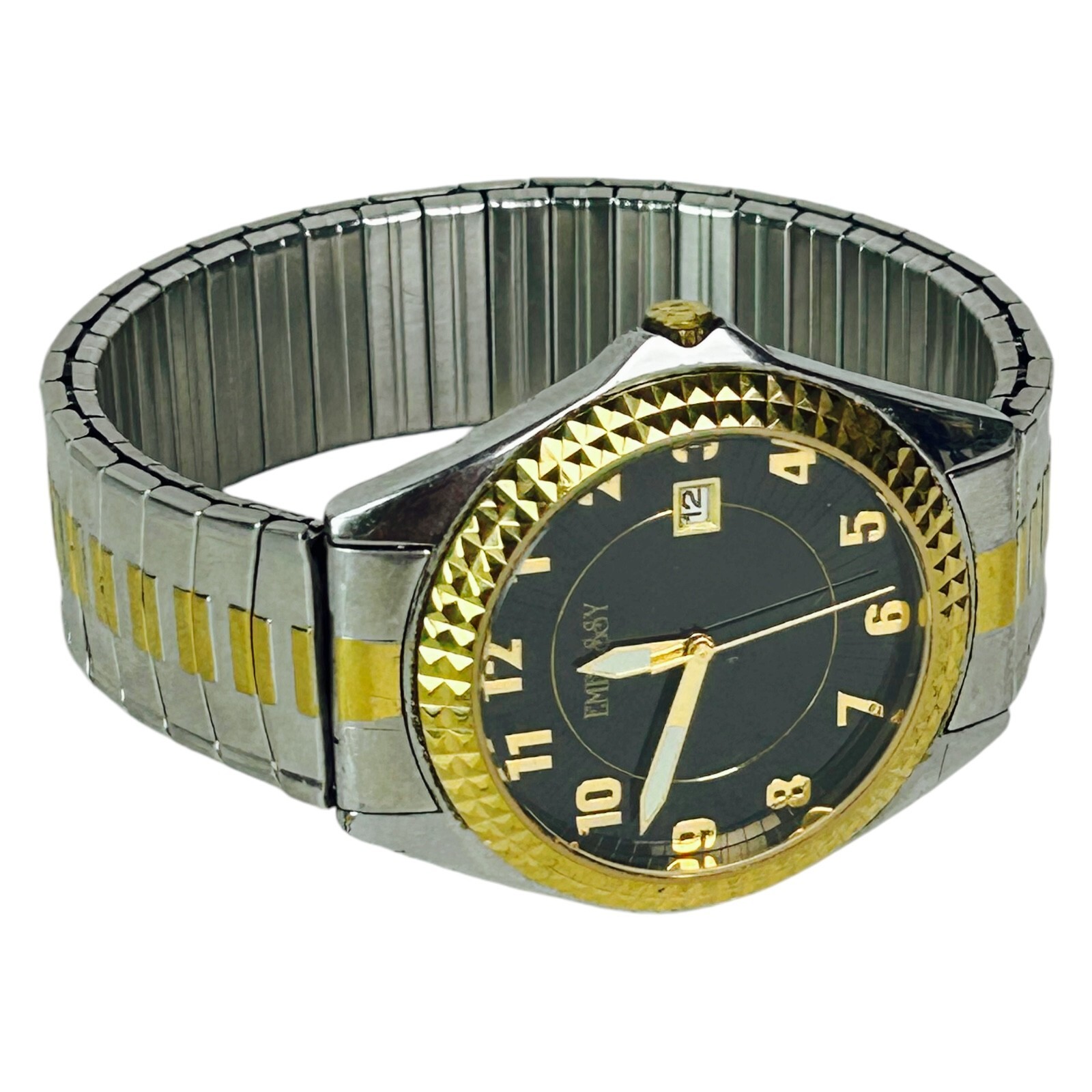 WALTHAM Embassy Two Tone Quartz Analog Womens Watch Sz 6 1/4