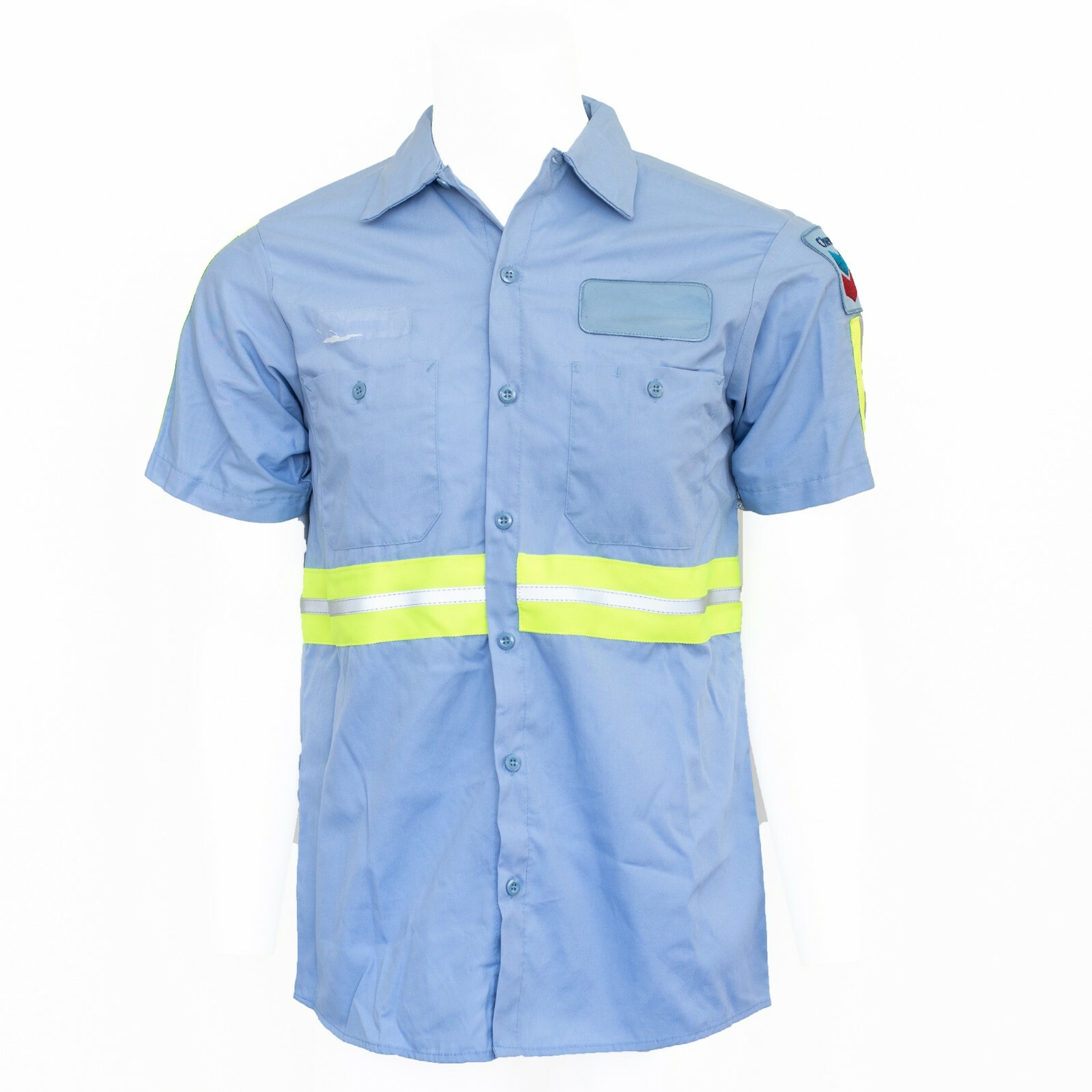Used Hi-Visibility Reflective Hi-Vis Work Shirt Cintas, Redkap, Unifirst, G&K 