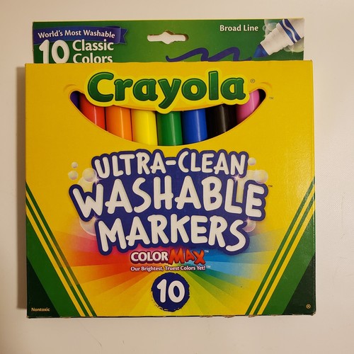 Crayola Ultra clean Broad line Classic Washable Markers (10 Count)