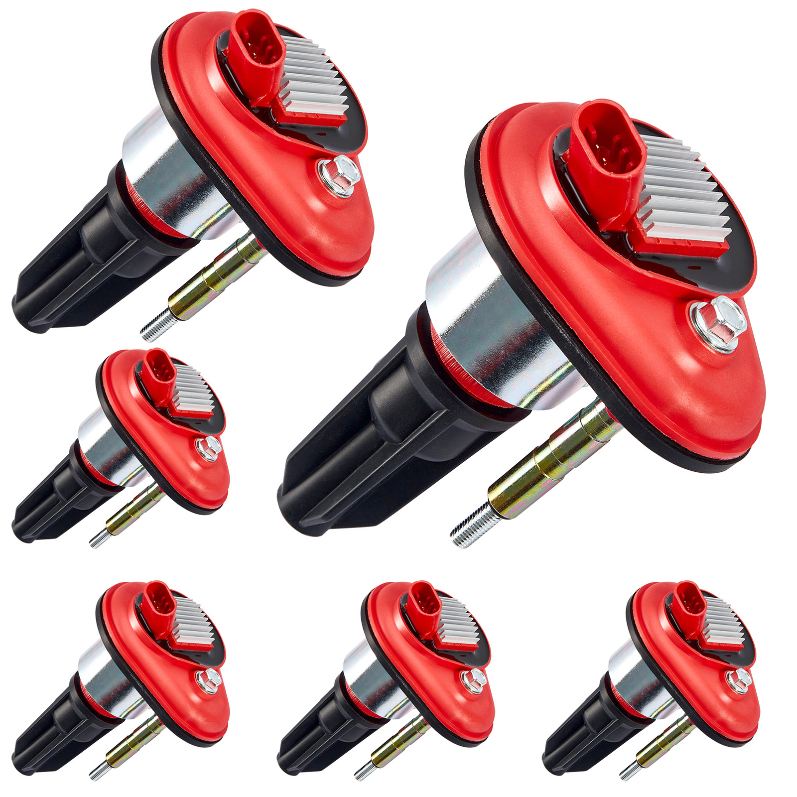 6X Ignition Coil & Iridium Spark Plug For Chevy Trailblazer GMC