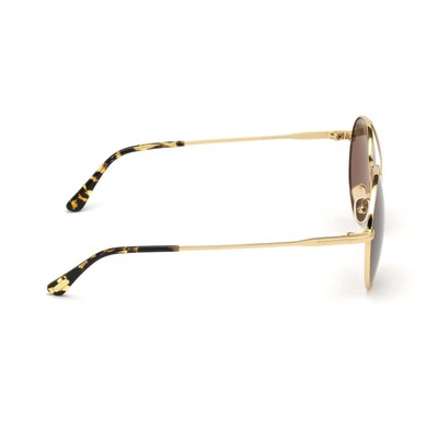 TOM FORD TOM FORD SUNGLASSES MEN WOMEN GOLD PILOT FRAME BROWN LENS FT0773 30E 58MM SMITH