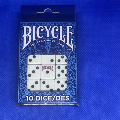 Bicycle Dice Brand New 10 Dice