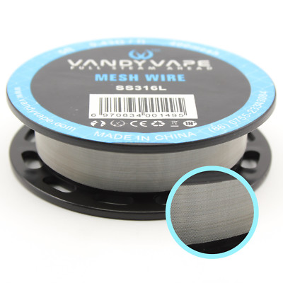 VandyVape MESH Wire Draht Wickeldraht KA1 Ni80 SS316L RBA Verdampfer Vandy Vape
