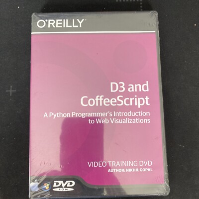 O Reilly D3and CoffeeScript Python Programmers Introduction Training DVD New