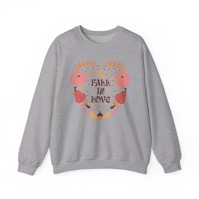 Boho Fall Autumn Sweatshirt - Cozy Free-Spirited Style - Embrace the Season in C