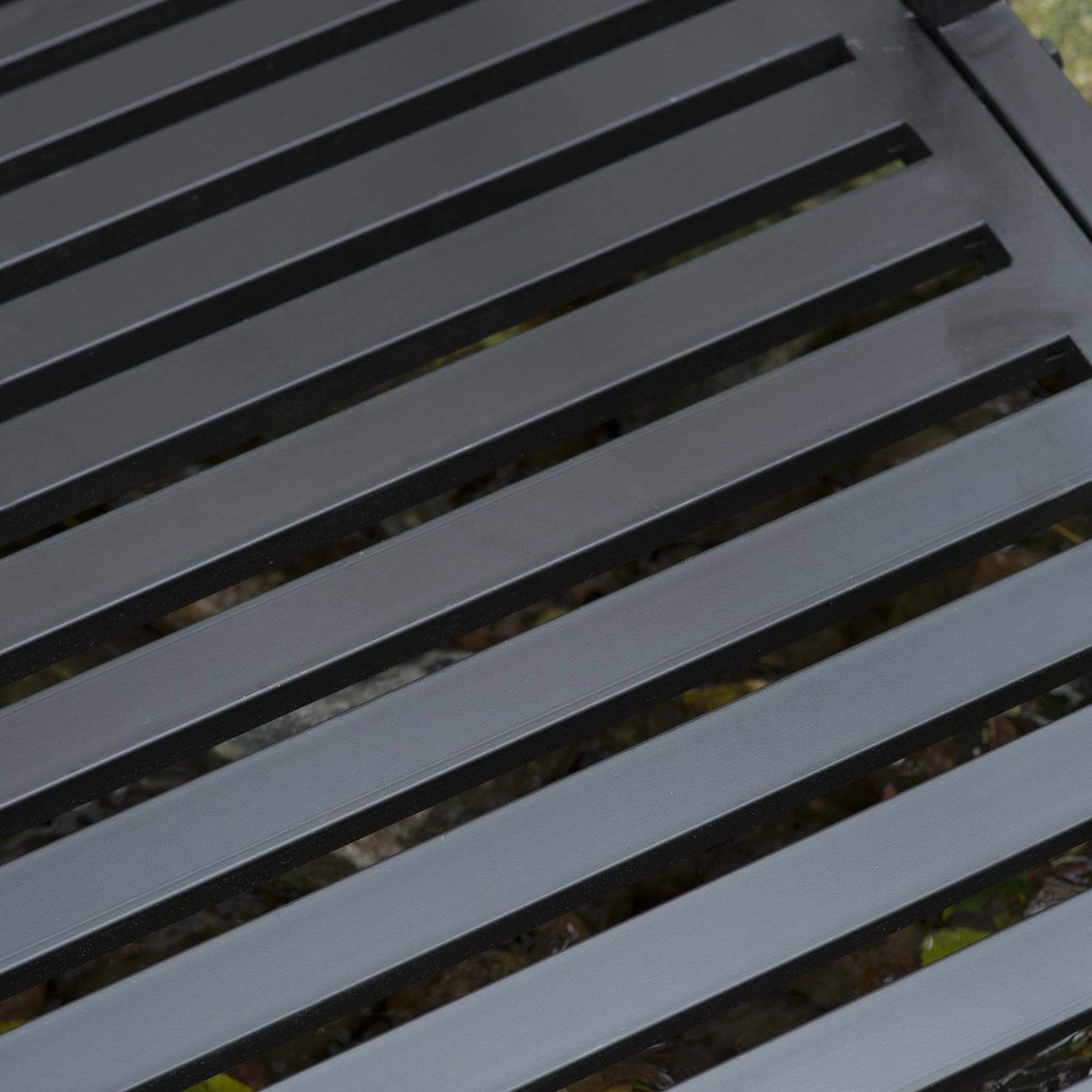 Modern Black Finish Metal 52