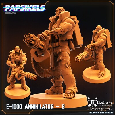 E-1000 Annihilator - Papsikels - Sci-Fi Wargaming Terminator 32mm Grimdark