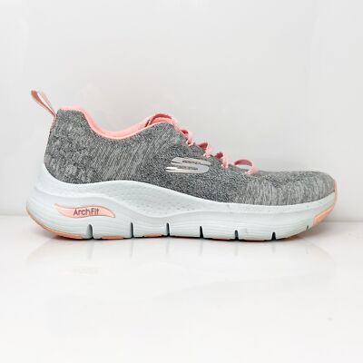 

Skechers Womens Arch Fit Comfy Wave 149414 Серые кроссовки для бега Размер 6, Серый, Arch Fit Comfy Wave