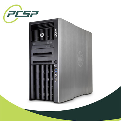 HP Z820 Workstation Dual Xeon E5-2680 (up to 3.50 GHz) 64GB RAM -NO GPU/ HDD/ OS