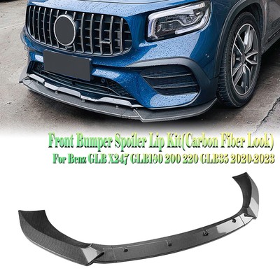 Front Bumper Spoiler Lip Splitter For Benz GLB180 200 220 35 AMG 20-23 CB Look